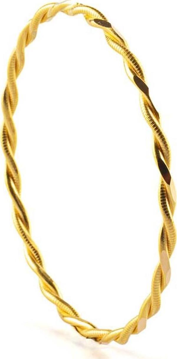 Rima Gold 22 Ayar 25 Gram İkili Burma Bilezik - Image 1
