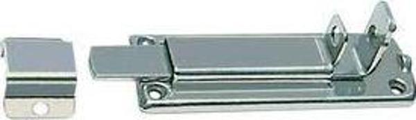 Sürgü kilit, paslanmaz çelik. 85x27 mm. - Image 1