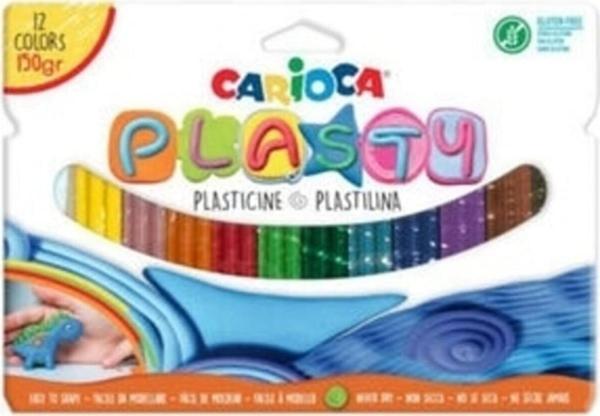 Carioca Plasty Kurumayan Oyun Hamuru 150 Gr. 12 Renk - Image 1
