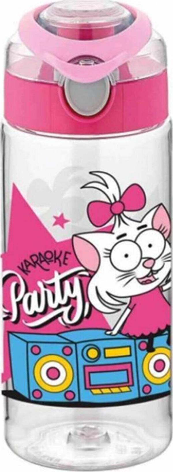 Gıpta Kral Şakir Karaoke Party Butonlu Pembe Matara - Image 1