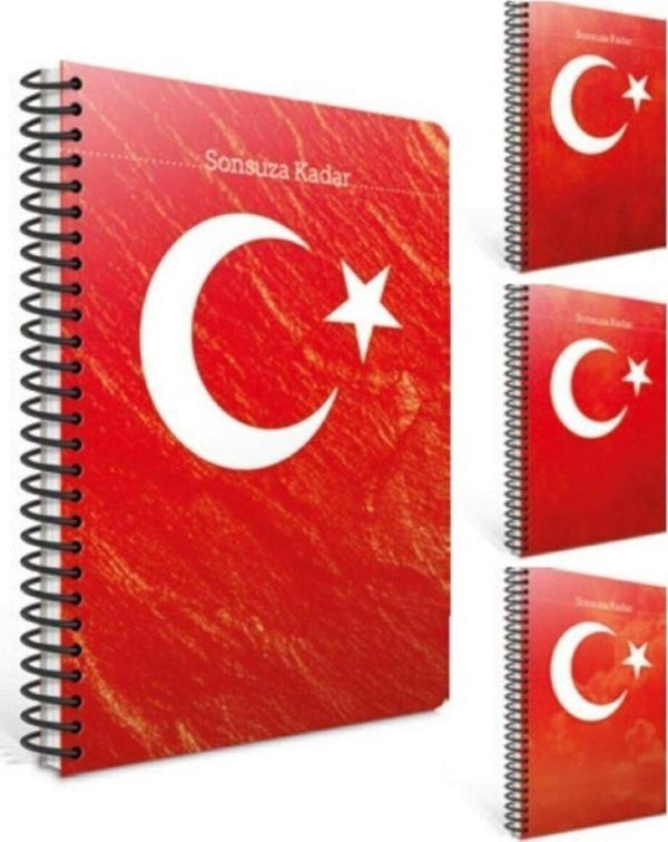 Gıpta Sonsuza Kadar A4 Karton Kapak Spiralli Defter 80yp Çizgili - Image 1