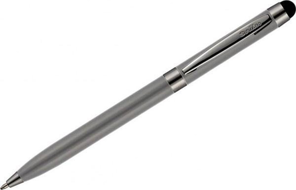 Scrikss Touch Pen Dokunmatik Ekran Kalemi Ve Tükenmez Kalem-Gri - Image 1