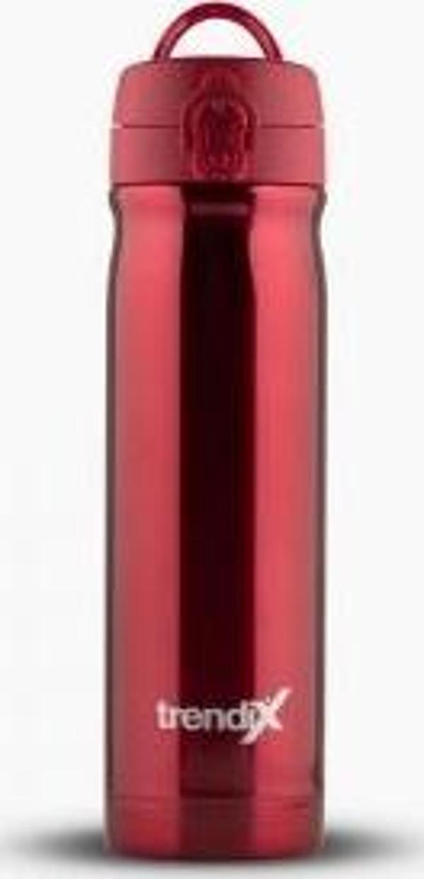 Trendix Çelik İçli Termos Matara 500ml Kırmızı - Image 1