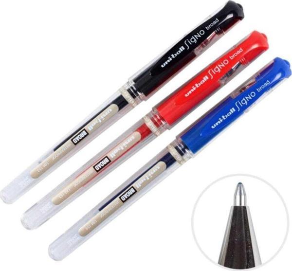 Uni-Ball Um-153 Signo Broad Imza Kalemi Karışık Renk 3'lü Paket - Image 1