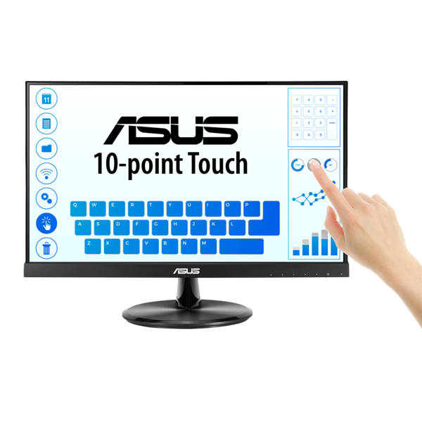 ASUS VT229H 21.5" 5ms FullHD IPS HDMI+VGA 10 Nokta Dokunmatik Monitör - Image 1