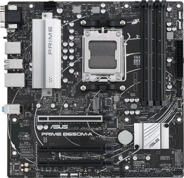 ASUS Prıme B650m-a Amd B650 Soket Am5 6400mhz Ddr5 2xm.2 Matx Anakart - Image 1