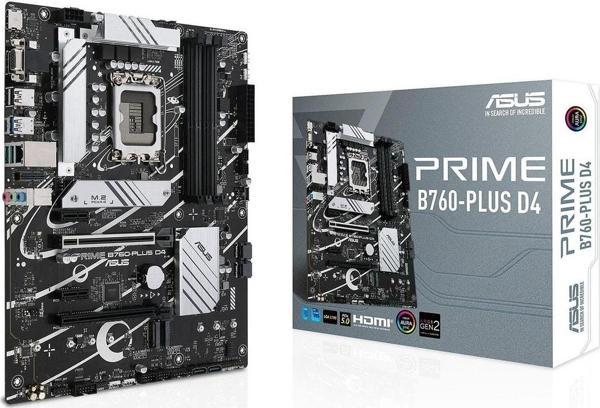 ASUS Prıme B760-plus D4 Ddr4 Hdmı-dp Thunderbolt Pcıe 5.0 1700p Atx - Image 1