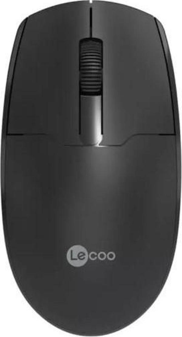 Lecoo Lenovo Ws204 Kablosuz 1200dpı 3 Tuşlu Optik Siyah Mouse - Image 1