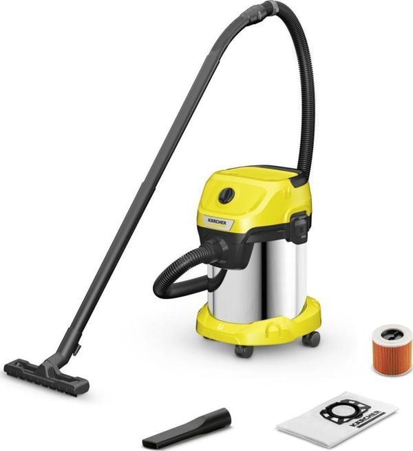 Karcher WD 3 S V-17/4/20 Islak Kuru 1000W 17 Litre Elektrikli Süpürge - Image 1