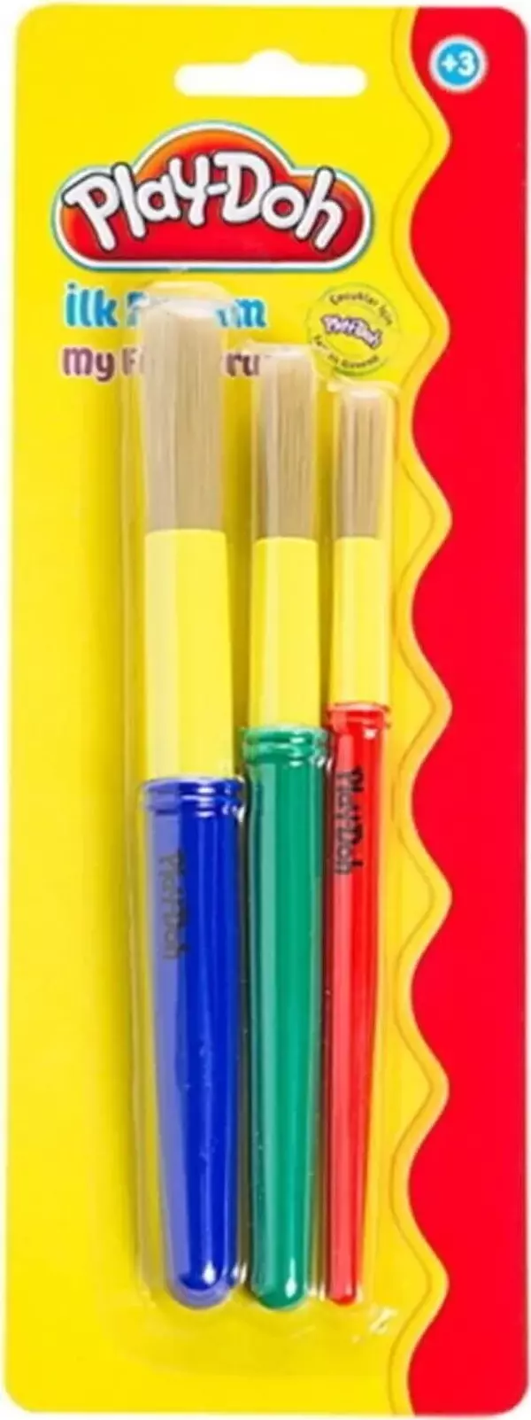 Play Doh Ilk Fırçam 3`lü Fırça Seti - Image 1