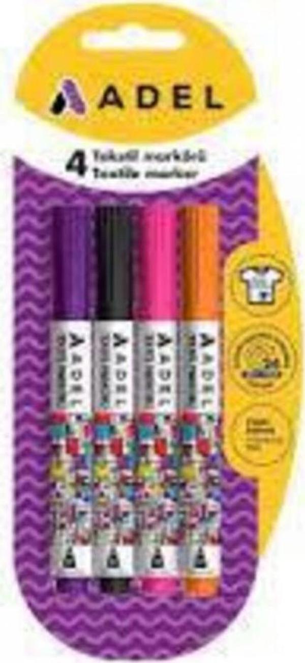 Adel Tekstil Markörü 4'lü Çeşit - Image 1