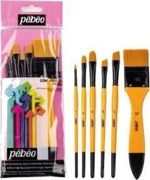 Pebeo Fırça Seti 6 Lı Set- No: 8 - Image 1