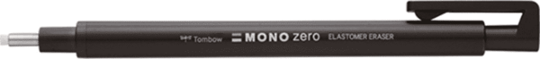 Tombow Zero Basmalı Kalem Silgi 2,3mm - Siyah 199730 - Image 1