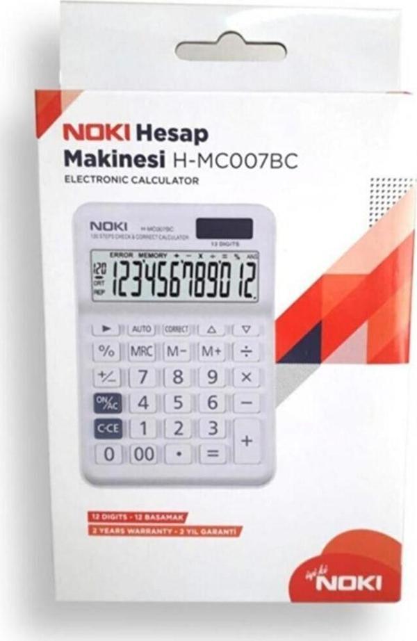Noki Hesap Makinesi H-mc007bc Beyaz - Image 1