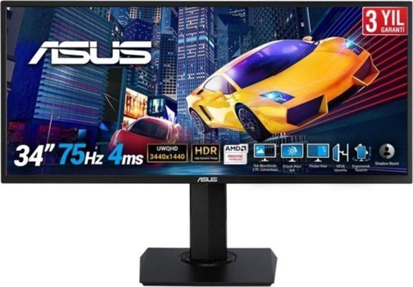 ASUS VP348QGL 34" 75Hz 4ms (HDMI+Display) FreeSync QHD Monitör - Image 1