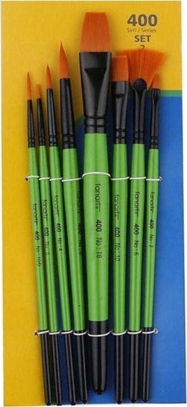 Fanart 400 No:2 8'li Academy Seri Fırça Seti - Image 1