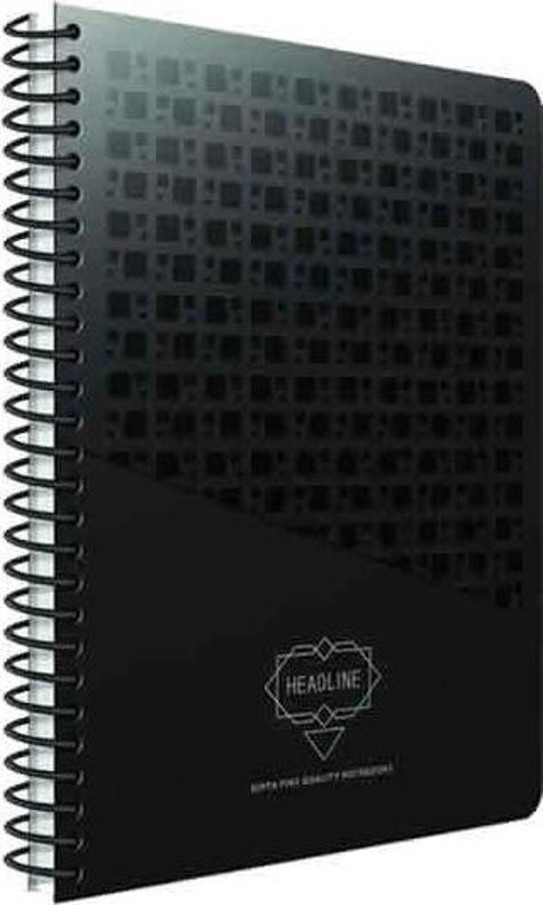 Gıpta Headline A4 80 Yaprak Çizgili Spiralli Karton Kapaklı Defter - Image 1