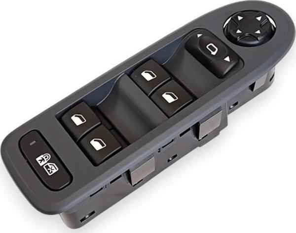 Citroen C5 2008-2015 Sol Ön Kapı Dörtlü Cam Düğmesi Katlamasız - Image 1