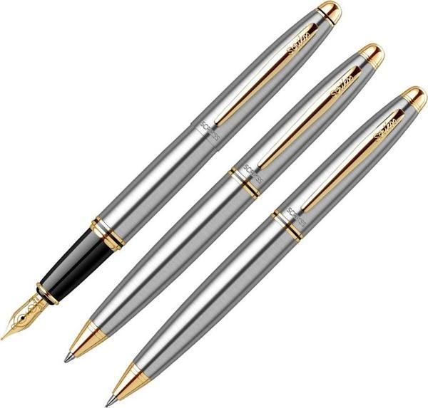 Scrikss 88 3 lü Lüks Kutuda Takım Gold Krom - Image 1