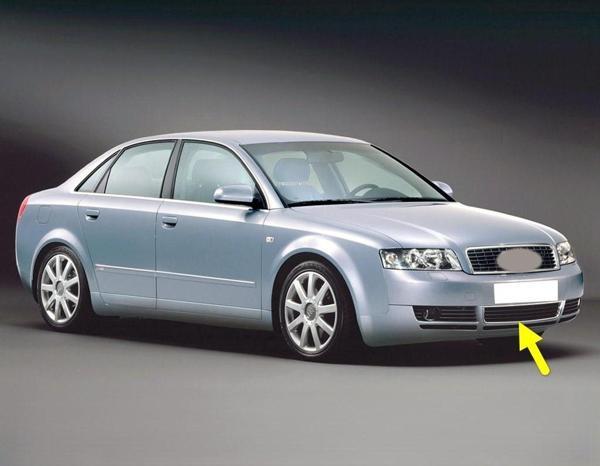 Audi A4 2001-2004 Ön Tampon Alt Orta Izgara Kromlu 8E0807647 - Image 1