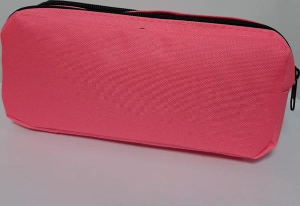 Stilo İki Bölmeli Pembe Kalem Çantası - Image 1