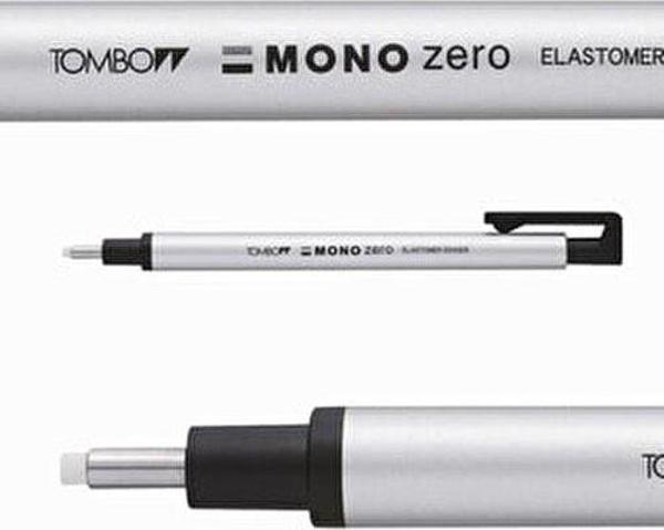 Tombow MONO Zero Kalem Silgi Yuvarlak Uç (2,3mm) Gümüş - Image 1