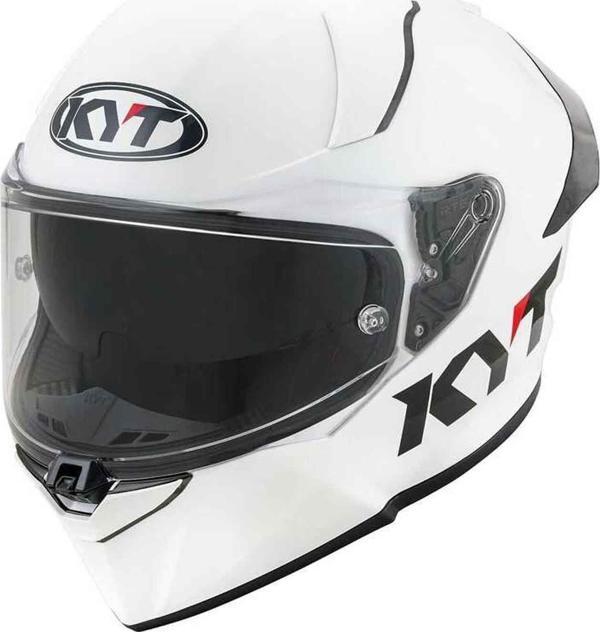 KYT R2R KASK PLAIN WHITE - Image 1