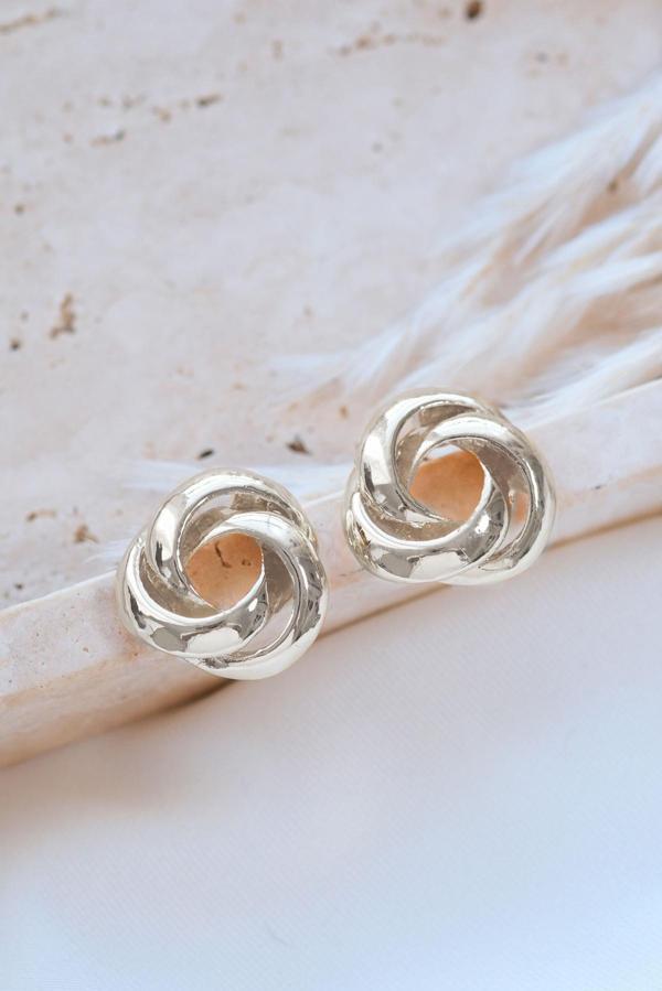 Silver Loop Küpe - Image 1