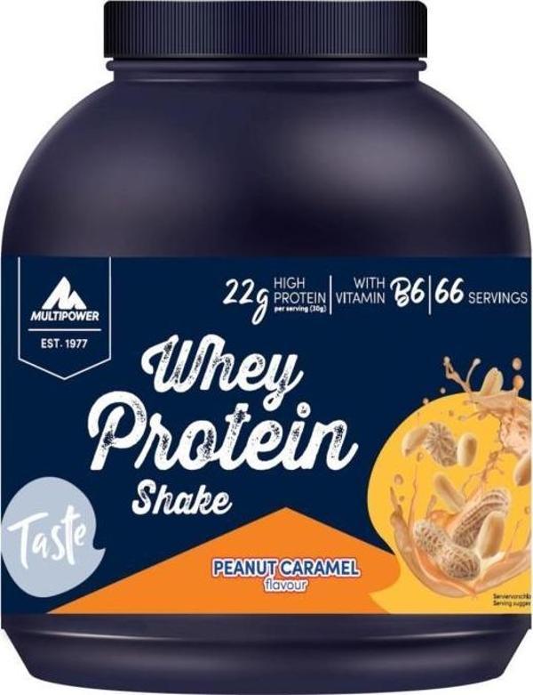 Multipower Whey Protein Tozu Shake 2000 gr Peanut & Caramel - Image 1