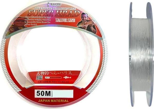 Sea Horse Super Hrad Leader Line 45mm 50 Mt Şeffaf varyant  - Image 1