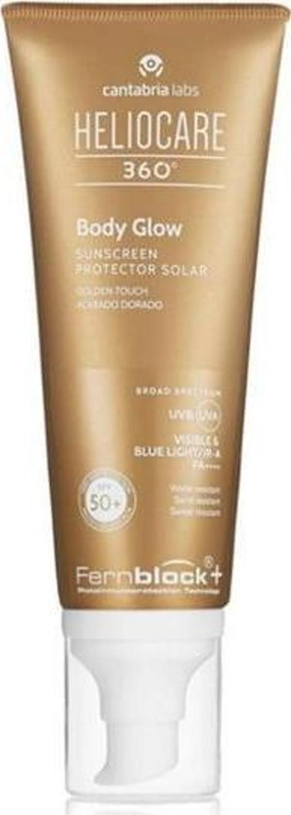 Heliocare 360 Body Glow Sunscreen SPF50+ 100ml - Image 1