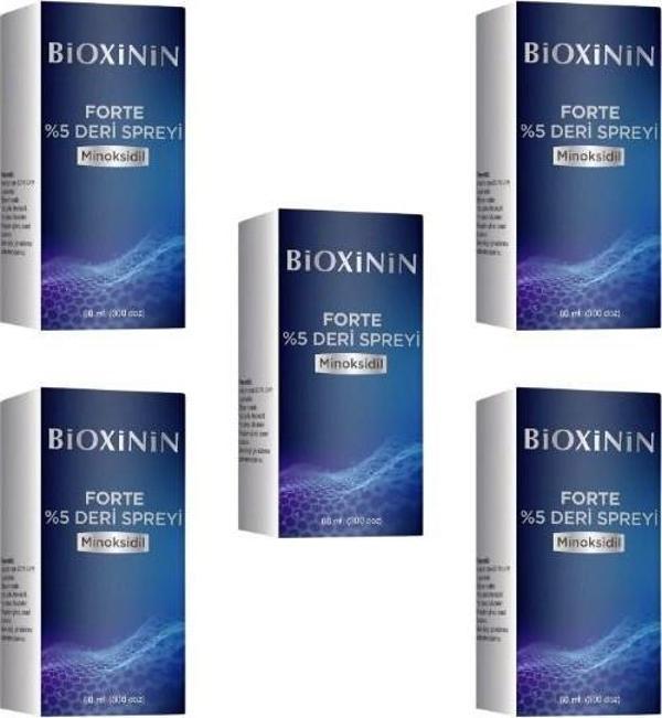 Bioxinin Forte Minoksidil %5 Deri Spreyi 60 ml 5 Adet - Image 1