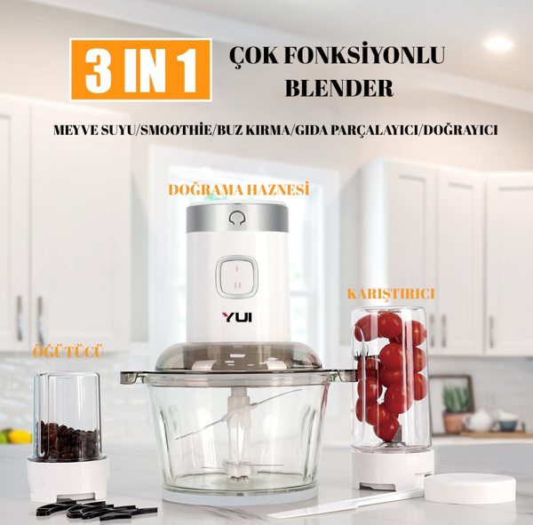 M-2001 3'ü 1 Arada 2 Kademeli Hız Ayarlı Rondo Seti  (YUI TÜRKİYE GARANTİLİ) - Image 1