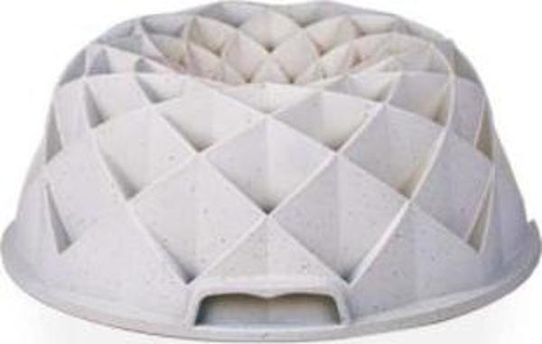 Acar Diamond Döküm 24x9 cm Kek Kalıbı Beyaz - Image 1