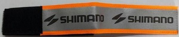 SHİMANO PAÇA KORUMA BANDI GENİŞ SİYAH/TURUNCU REFLEKTÖRLÜ-- - Image 1