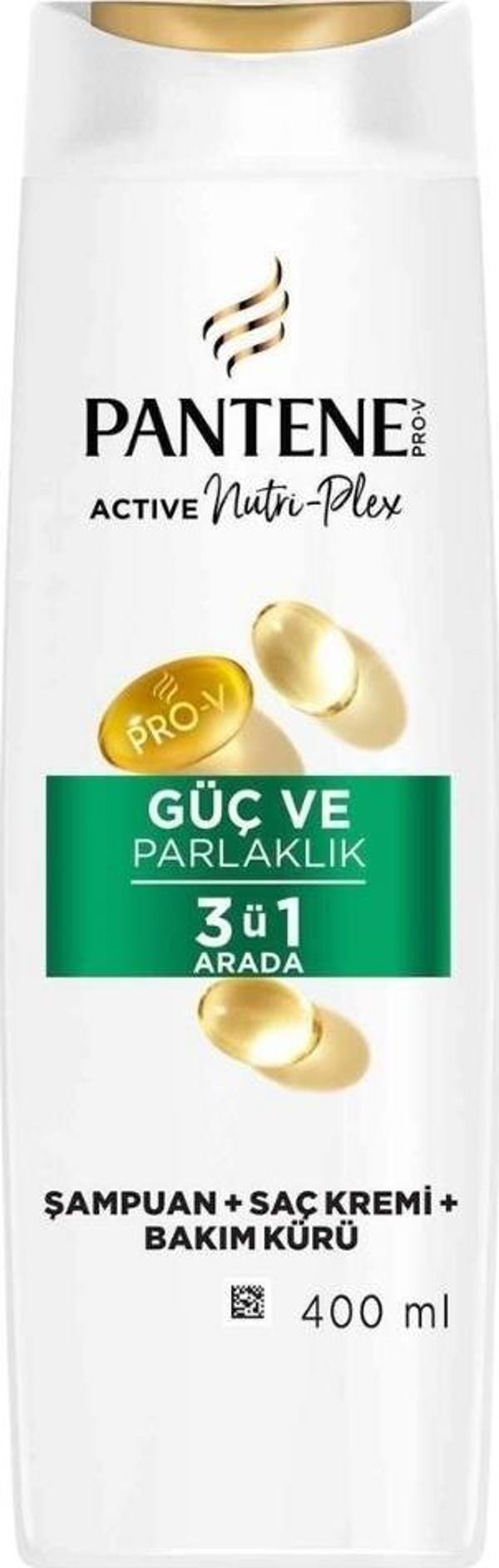 Pantene Doğal Sentez Güç ve Parlaklık 3ü1 Arada Şampuan 400 Ml - Image 1