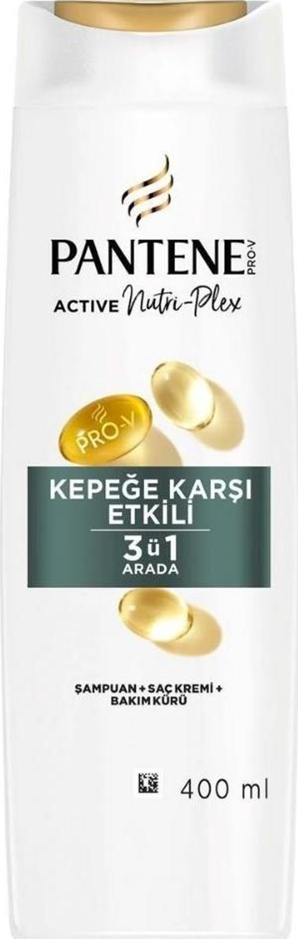 Pantene Kepeğe Karşı Etkili 3'ü1 Arada Şampuan 400 Ml - Image 1