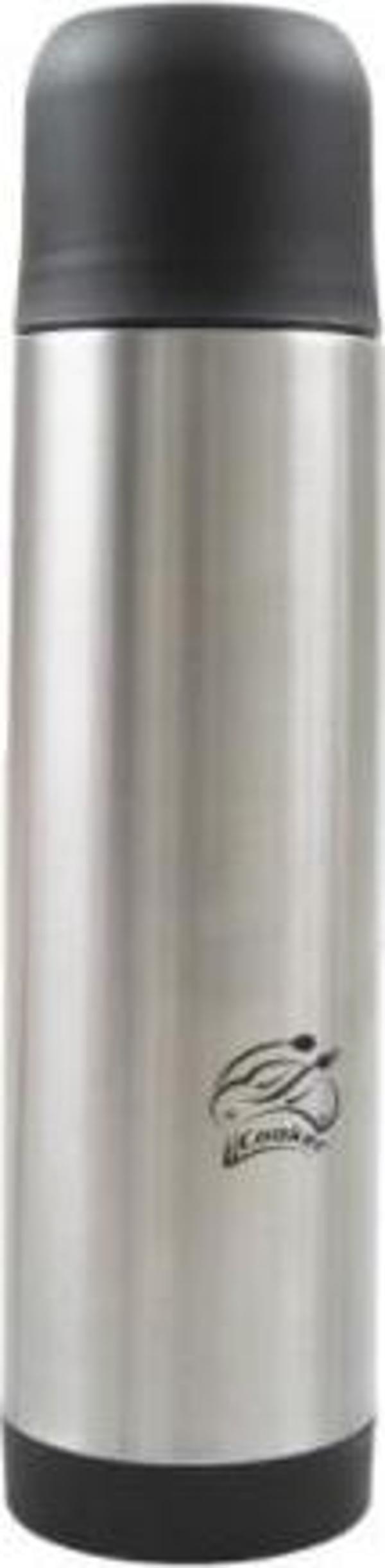 Cooker 0,75 Lt Paslanmaz Çelik Çift Katlı Termos Siyah - Image 1