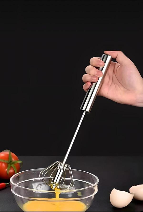 Tafce Yarı Otomatik Yumurta Çırpıcı Paslanmaz Çelik Yumurta Çırpma Manuel El Mikser - Image 1