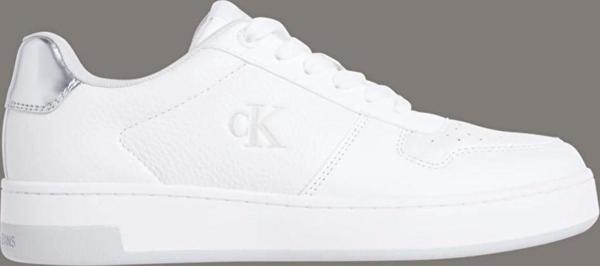 Calvin Klein Kadın Beyaz Ck Logolu Sneaker - Image 1