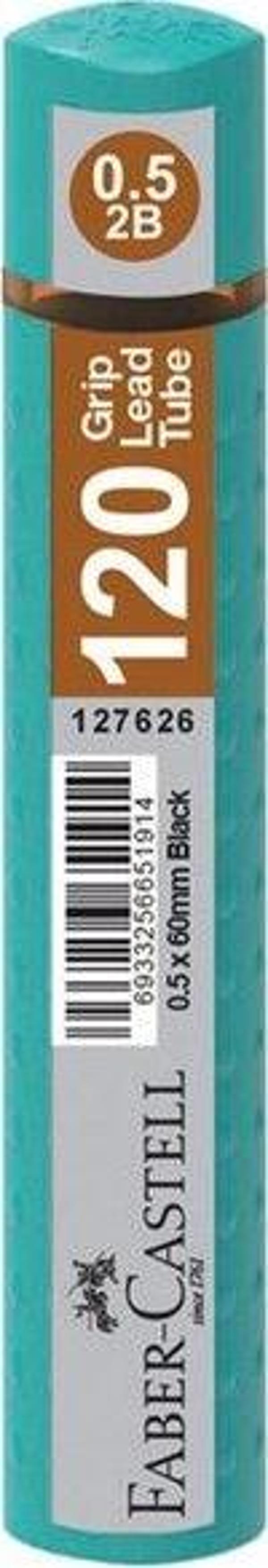 Faber-Castell Grip Min 0.5 2b 60 mm 120'li Turkuaz Tüp - Image 1