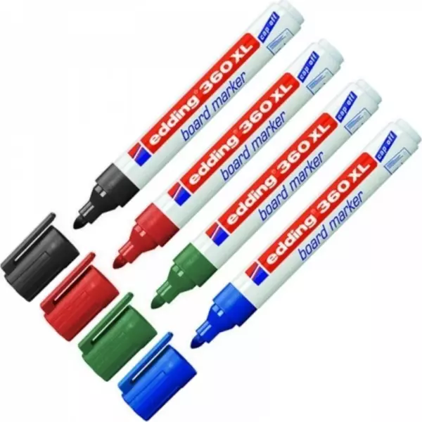 Edding 360 Xl Beyaz Tahta Kalemi 4 Lü Set - Image 1