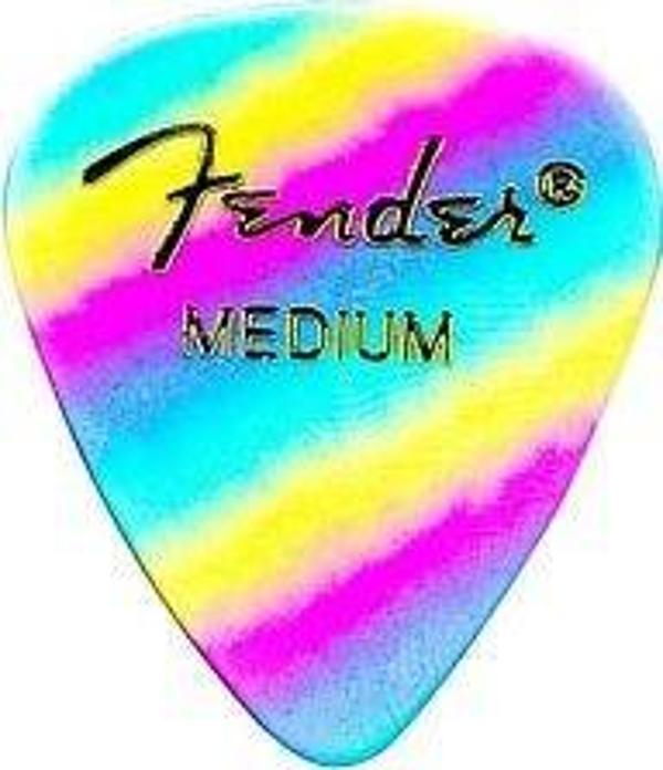 Fender 351 Medium Rainbow 12 Count - Image 1