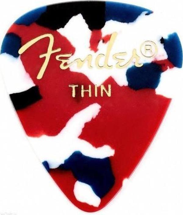 PENA FENDER CLASSİC CELLULOİD CONFETTİ 351 SHAPE THİN - Image 1