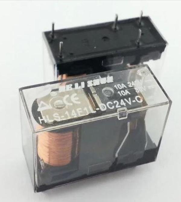 Ayt 5 Volt Röle Tek Kontak Şeffaf 5 Bacak 10 Amper Role - Image 1