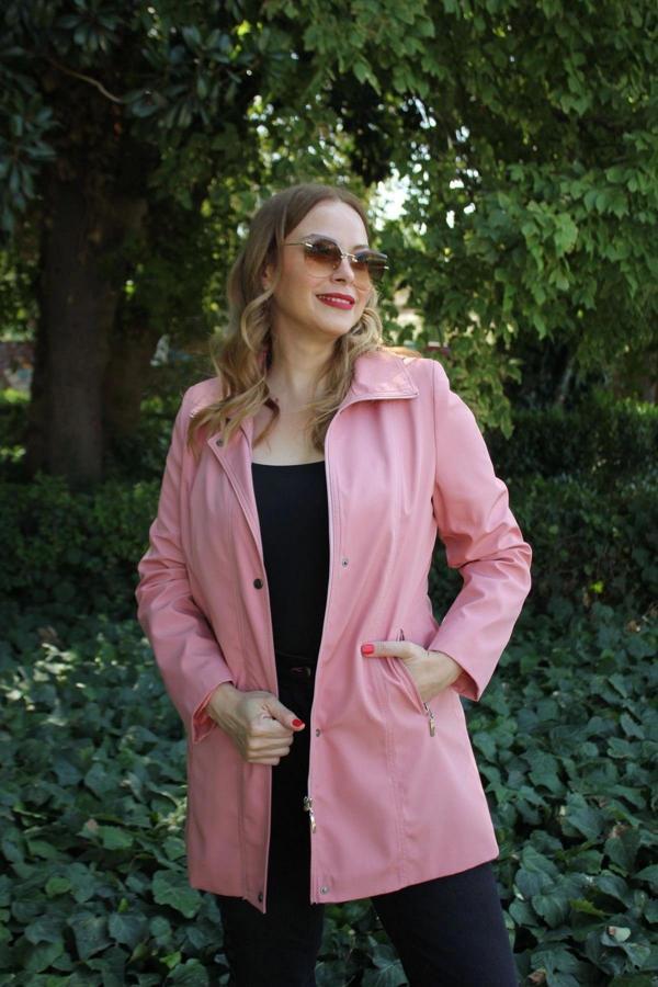 1616 FERMUARLI CEP DETAYLI KAPUŞONLU BONDİT CEKET - Image 1