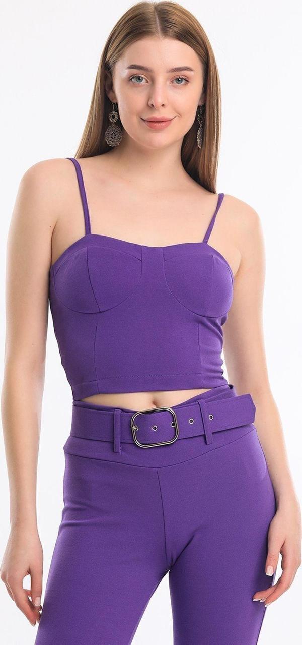 Sense Gloplu Bustiyer | Bus33438 Mor - Image 1