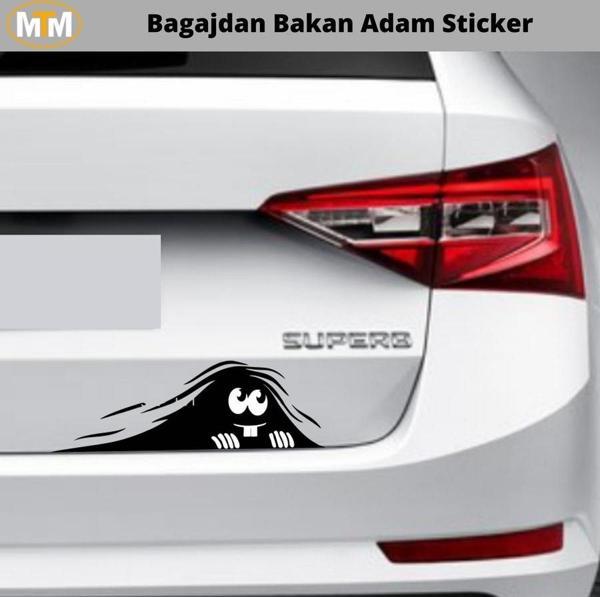 Bagajdan Bakan Adam Oto Sticker 15 CM - Image 1