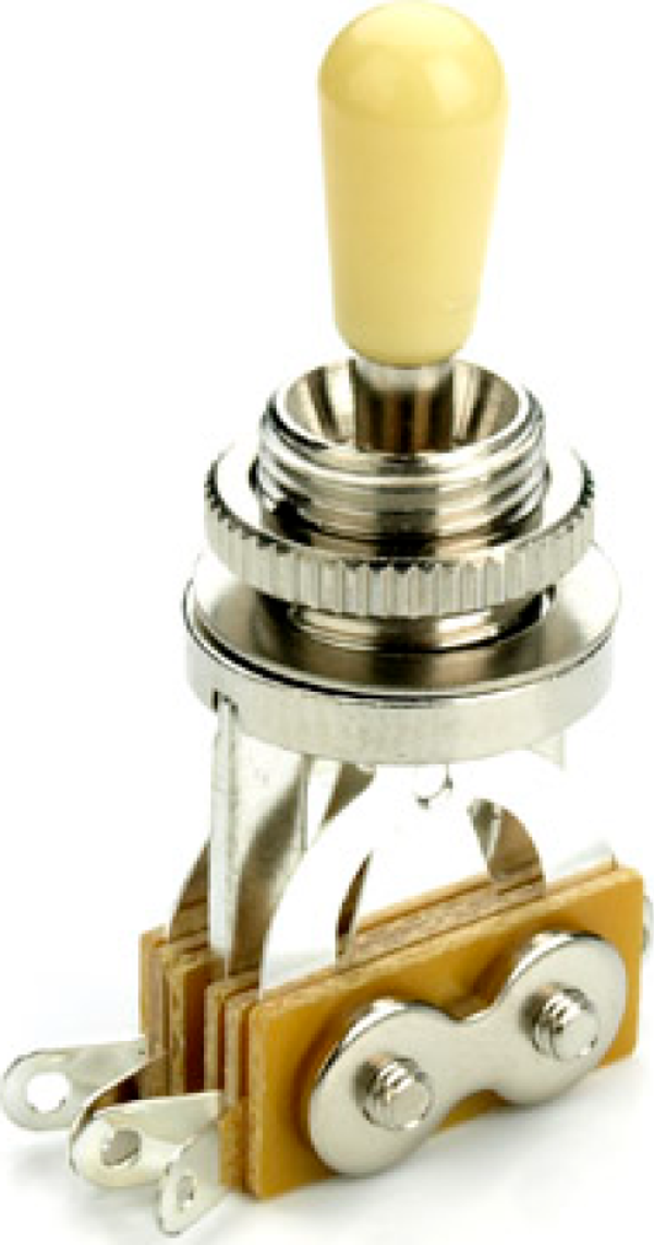 DMX Guitars  Les Paul Toggle Switch- Krom / Krem - Image 1