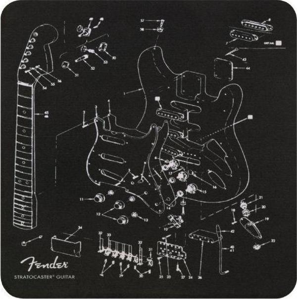 Fender Exploded Strat Mousepad - Image 1